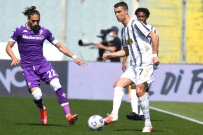 La Juve y la Fiorentina empatan a un gol.