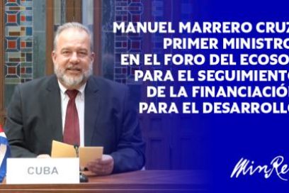 Intervención de Primer Ministro Marrero Cruz, en Foro de ECOSOC