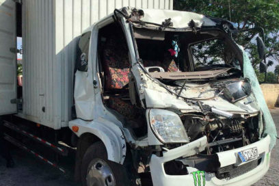 Accidente en Sancti Spíritus: Se impactan dos vehículos pesados de carga