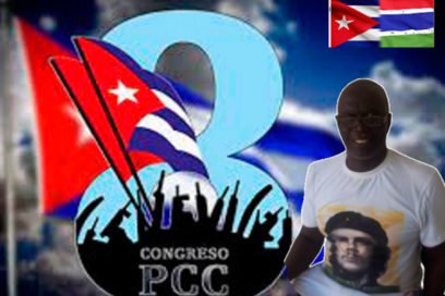 Envía Asociación de Amistad Gambia-Cuba mensaje solidario a 8vo. Congreso del PCC