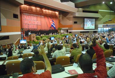 Clausura de la Primera Conferencia Nacional del Partido. Foto: Tomada de Granma