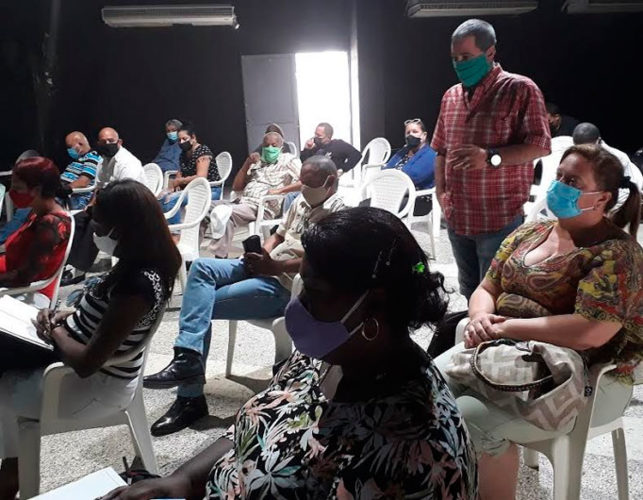 Las principales inquietudes de los trabajadores del Comercio, la Gastronomía y los Servicios en Sancti Spíritus fueron analizadas en el balance anual de ese sindicato en la central provincia. Foto: Yuleiky Obregón Macías