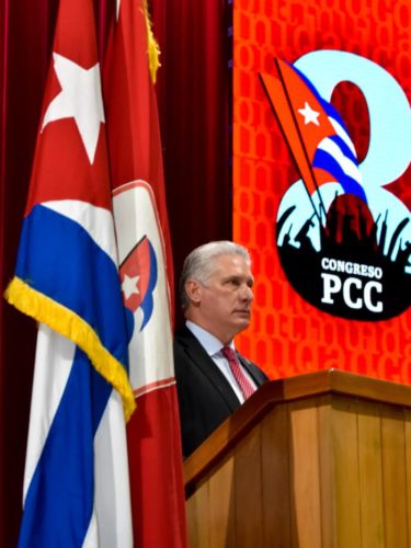 Elegido Miguel Díaz-Canel Bermúdez como Primer Secretario del Comité Central del Partido Comunista de Cuba Foto: Estudios Revolución