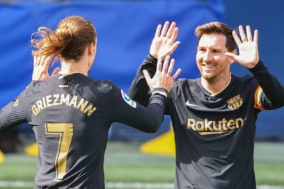 El Barça vence 2-1 al Villarreal en partido complicado.