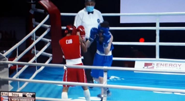 Saidel Horta obtuvo este martes la primera victoria de la escuadra cubana. Foto: sitio oficial del evento.