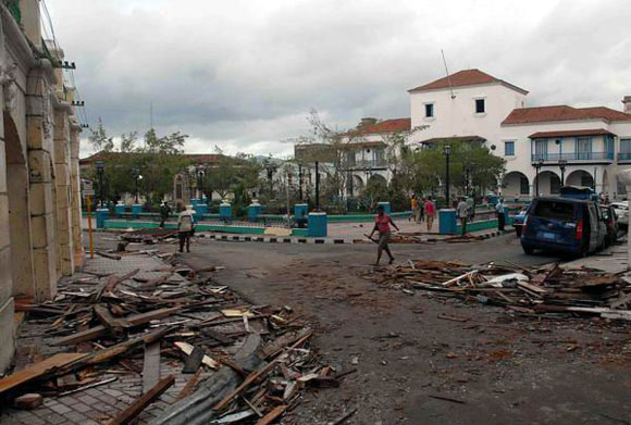 El huracán Sandy golpeó con furia el oriente de Cuba en octubre de 2012. Foto: Radio Rebelde