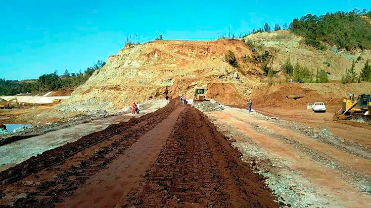 Avanza satisfactoriamente la construcción de la presa Levisa. Foto: Cortesía de la Ecoi 16