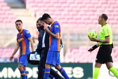 El Barça da el parte médico de Busquets.