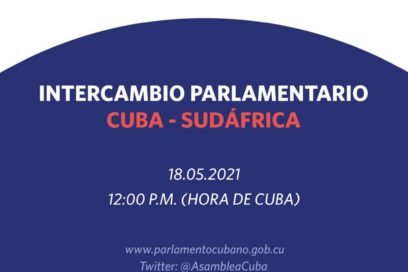 Condenan parlamentarios sudafricanos el bloqueo contra Cuba