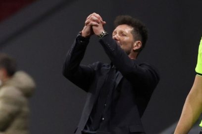 Cholo Simeone tras la victoria del Atlético 2-1 sobre la Real Sociedad: “Nosotros a recuperarnos, va a ser duro de acá al domingo, todos los equipos están igual, el cansancio está. Partido a partido, nos importa el domingo», dijo.