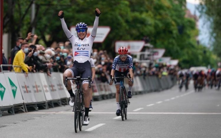 Arlenis Sierra ganó en Pamplona. Foto: del evento