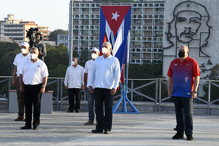 Primero de Mayo 2021, Plaza de la Revolución, Cuba