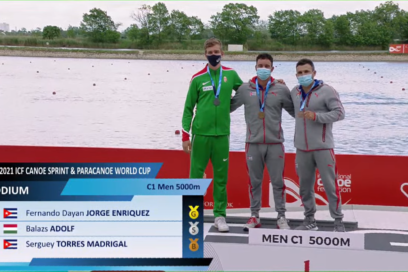 Copa del Mundo de Canotaje: Oro para Dayán Jorge y bronces de Serguey Torres y Yarisleidi Cirilo