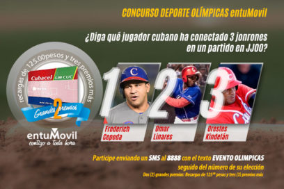 Deporte entuMovil: Por tres jonrones olímpicos