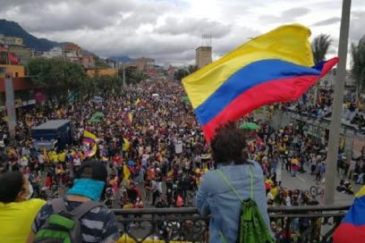 Gigantesca movilización pide cambios en Colombia