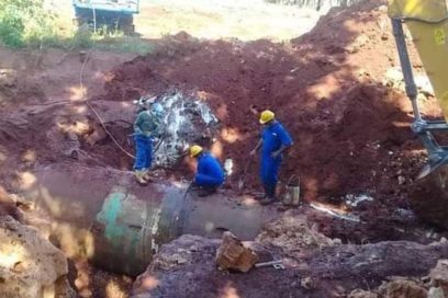 Concluyó la reparación de la avería en la conductora de Cuenca Sur