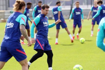 Descanso para Messi: El futbolista argentino Lionel Messi no acudió al entrenamiento del FC Barcelona y no estará en el último partido de liga ante el Eibar. El capitán blaugrana, con el permiso del club, ha adelantado sus vacaciones.