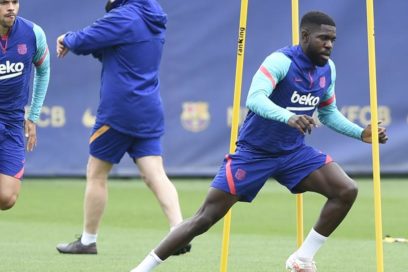 Umtiti quiere quedarse en el Barça.