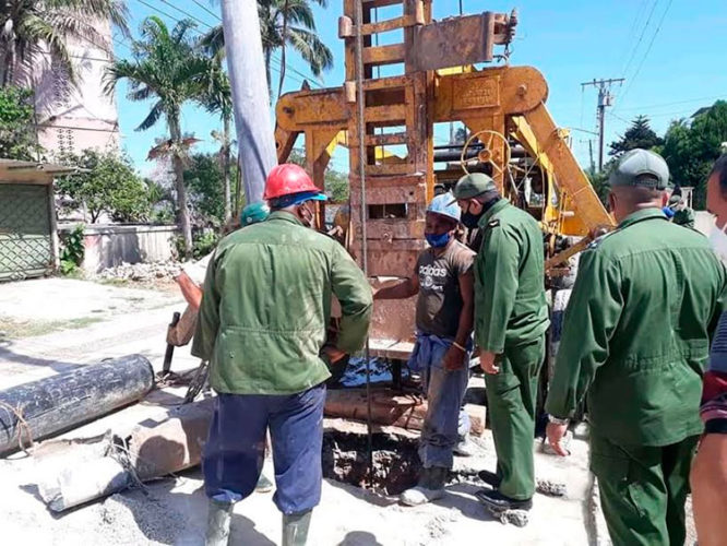 Las autoridades de la provincia recorren zonas para verificar calidad del ejercicio Meteoro 2021. Foto: Noryis.