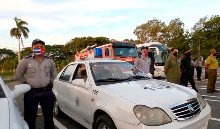 El Grupo de Salvamento y Rescate Complejo lo integran combatientes de varios cuerpos del Ministerio del Interior (Minint). Foto: Pedro Paredes Hernández