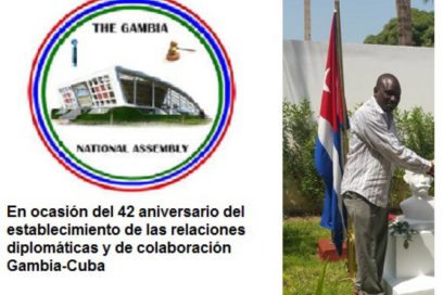 Presidente del Grupo Parlamentario de Amistad Gambia-Cuba aboga por fortalecer nexos bilaterales
