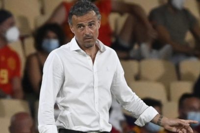 Luis Enrique sobre los pitos a Morata: «Es un jugador que hace cosas bien en ataque y defensa. Es verdad que no tuvo acierto, pero tiene personalidad para aguantarlo. Me quedo con la parte de la afición que le aplaudió».