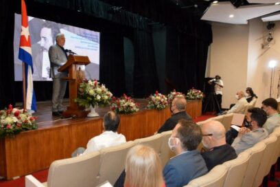 Discurso pronunciado en el acto por el aniversario 60 de Palabras a los intelectuales