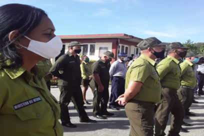 Homenaje en Santiago de Cuba al Ministerio del Interior