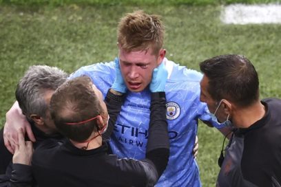 De Bruyne puede perderse el debut de Bélgica en la Eurocopa.