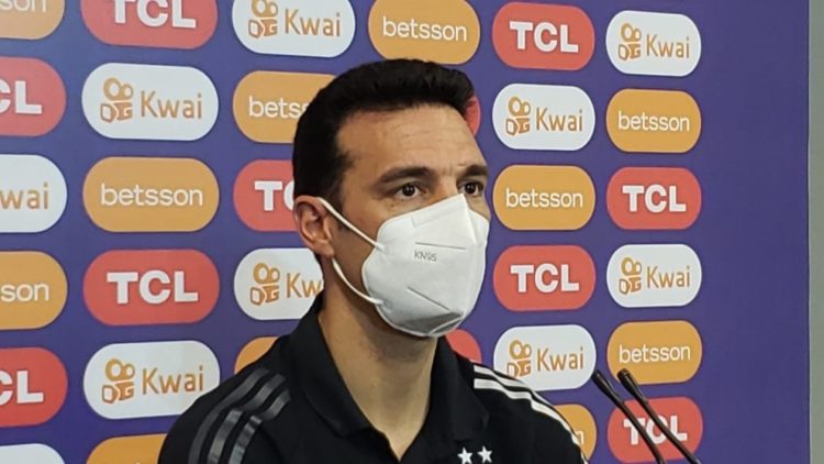 Lionel Scaloni, director técnico de la escuadra argentina.