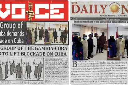 Resaltan demanda de diputados gambianos a poner fin a bloqueo de EE.UU. a Cuba