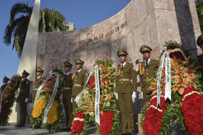 Rinden homenaje a los mártires del 26 de julio en Santiago de Cuba