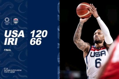 Baloncesto olímpico: El «Dream Team» de Estados Unidos recupera el paso tras aplastar a Irán 120-66 (+ otros resultados)
