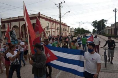 Trabajadores villaclareños apoyan la Revolución cubana