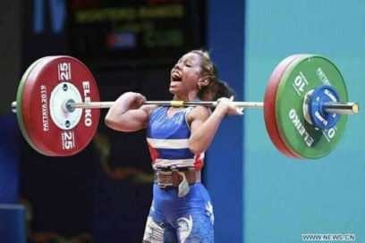 Ludia levantó un sexto lugar olímpico en pesas