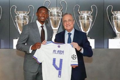 El Madrid presentó a Alaba… con el ‘4’ de Ramos.