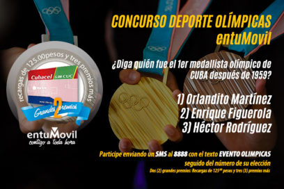 Doble recarga en Concurso ¡Olímpicas! entuMovil