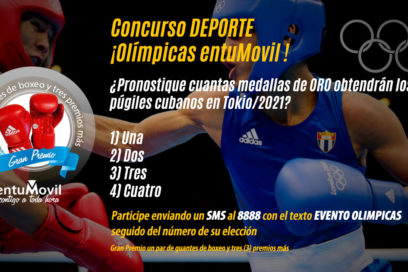 Un par de guantes de boxeo en Concurso ¡Olímpicas entuMovil!