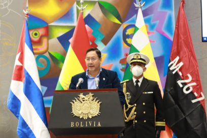 Agradece Díaz-Canel a su homólogo boliviano ayuda a Cuba