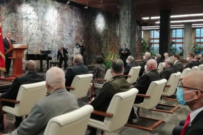 Raúl y Díaz-Canel en gala homenaje por el centenario del Partido Comunista de China