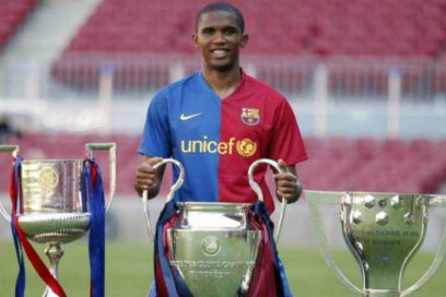Eto’o sobre Ansu Fati: «Creo que él es el indicado para el futuro; actualmente está haciendo cosas increíbles, así que creo que el club realmente necesita prepararlo y cuidarlo muy bien. Esperemos que sea él quien sustituya a Messi».