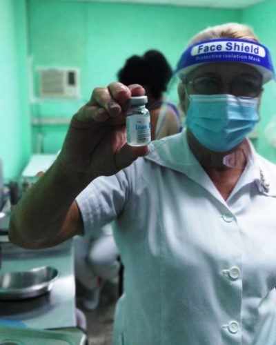 El ensayo clínico Ismaelillo con la vacuna Abdala que abarcará a menores de edad, comienza este jueves en la ciudad de Camagüey. Foto: Gretel Díaz Montalvo