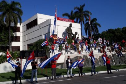 Espirituanos fieles a la obra de la Revolución