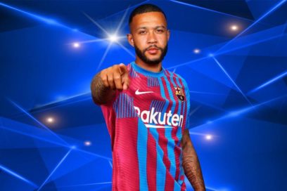 Depay confía en ganar títulos con el Barça.