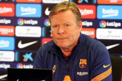Koeman sobre los veteranos: «Los jugadores más veteranos tienen sitio en la plantilla, ya lo demostraron el año pasado y es importante que estén. En un club como el Barça, el equilibrio entre los más mayores y los más jóvenes debe existir».