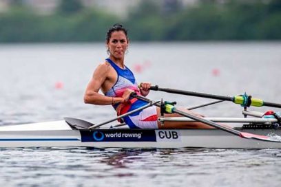 La “tenista” Milena remará antes de los fuegos artificiales