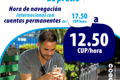 Rebajan tarifa de SMS nacionales y navegación internacional