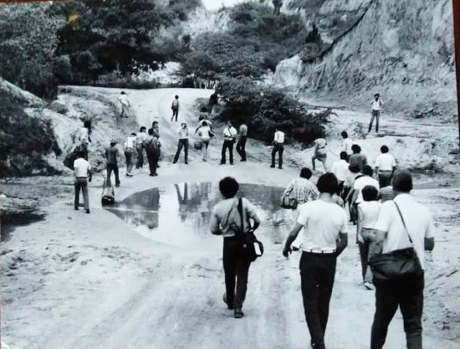 Rumbo a la frontera con Honduras. Foto: Leonardo Fernández, enviado especial de Trabajadores