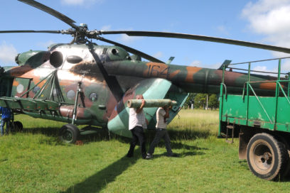 Oxígeno desde la Base Aérea al Comandante Pinares