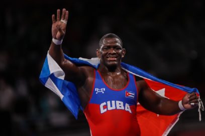 Felicita Esteban Lazo al diputado Mijaín López y a demás medallistas y deportistas de la delegación cubana a Tokio 2020